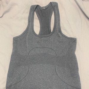 Lululemon Swiftly Racerback in Heathered Black 8